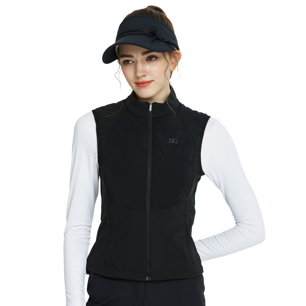 BLKTEE高爾夫羽絨無袖背心(黑)