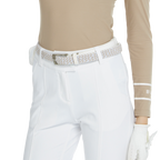 BLKTEE女彈性編織運動腰帶(白)