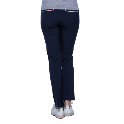 GoPlayer Elastic Waist Quick-Drying Golf Pants (Navy Blue)