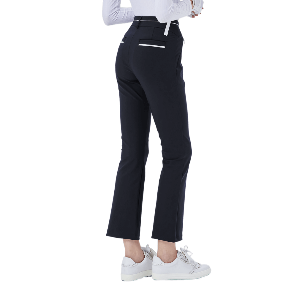 GoPlayer Women's High Waist Elastic Golf Pants (Black)