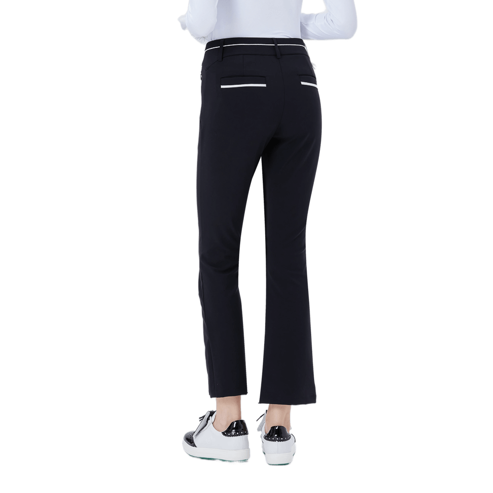 GoPlayer Women's High Waist Elastic Golf Pants (Black)