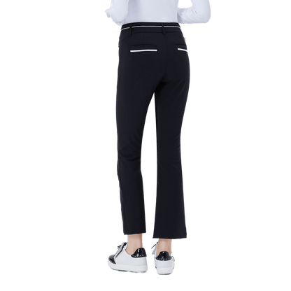 GoPlayer Women's High Waist Elastic Golf Pants (Black)