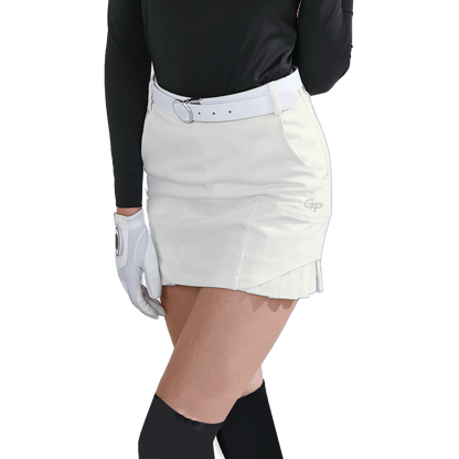 GoPlayer Women's Elastic Waist Golf Skirt 