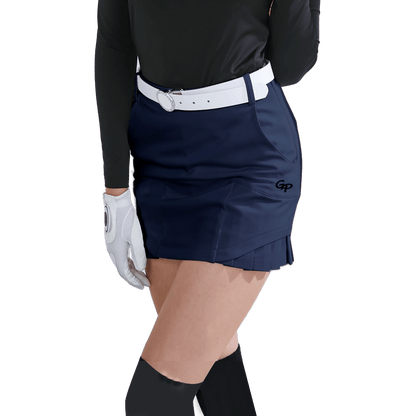 GoPlayer Women's Elastic Waist Golf Skirt 