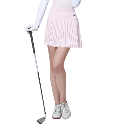 GoPlayer Women's Elastic Golf Pants Skirt (Pink)