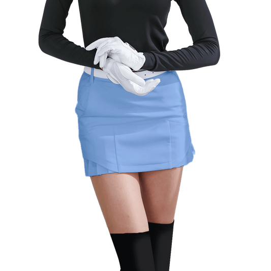 GoPlayer Women's Elastic Waist Golf Skirt 