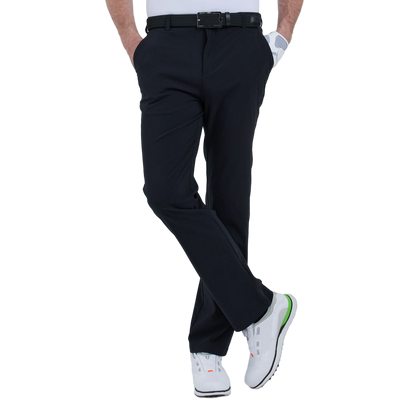 GoPlayer Men's Perforated Breathable Golf Trousers (Black)