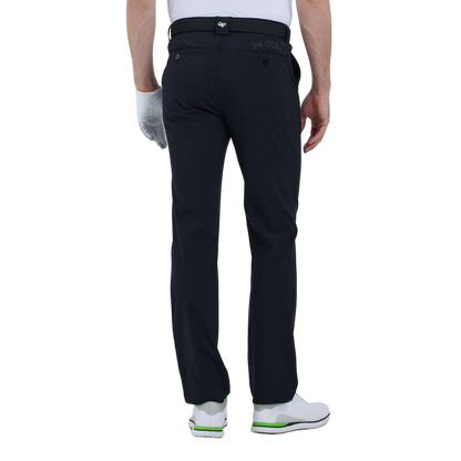 GoPlayer Men's Perforated Breathable Golf Trousers (Black)