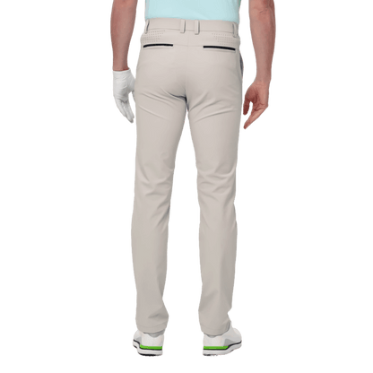 GoPlayer Men's Super Elastic Perforated Golf Trousers (White) 2024