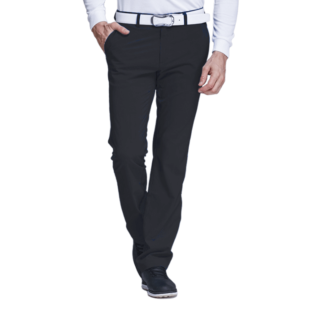 GoPlayer elastic waist quick-drying golf trousers (double yarn dark gray)