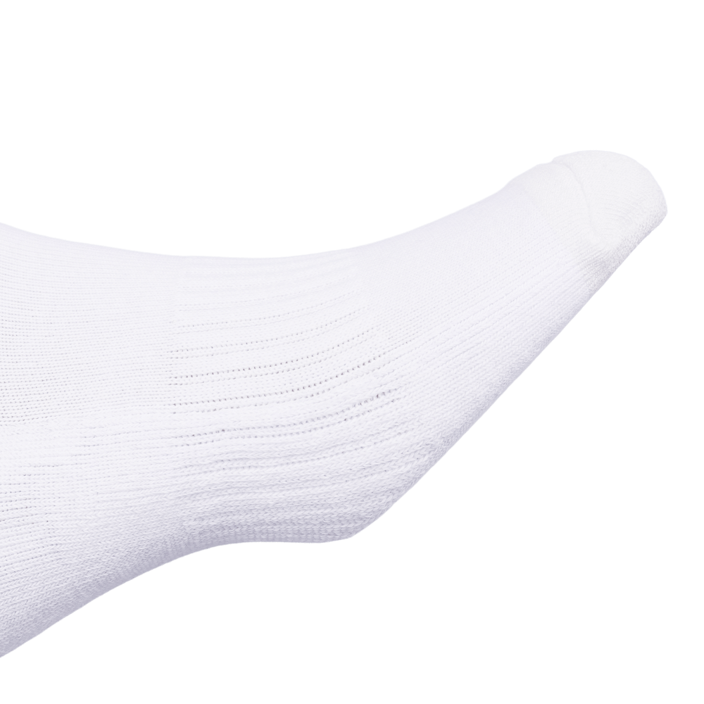 GoPlayer women's golf thick-soled bamboo charcoal socks (white and orange)