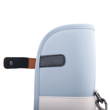 GoPlayer exquisite leather half gun bag (light blue)