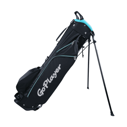 GoPlayer golf lightweight tripod bag (black and light blue)