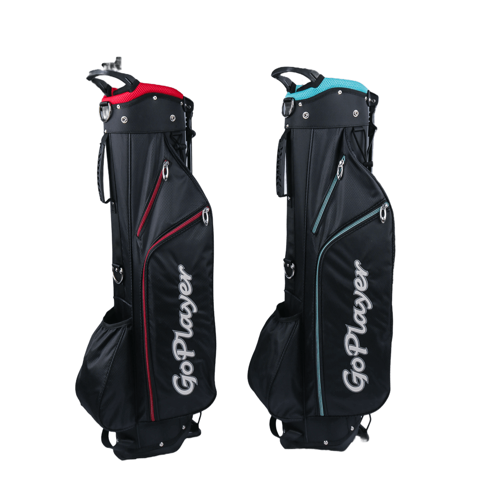 GoPlayer golf lightweight tripod bag (black and light blue)