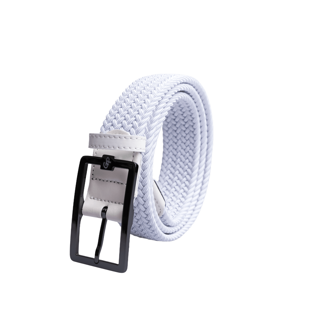 GoPlayer men's golf elastic belt (white)