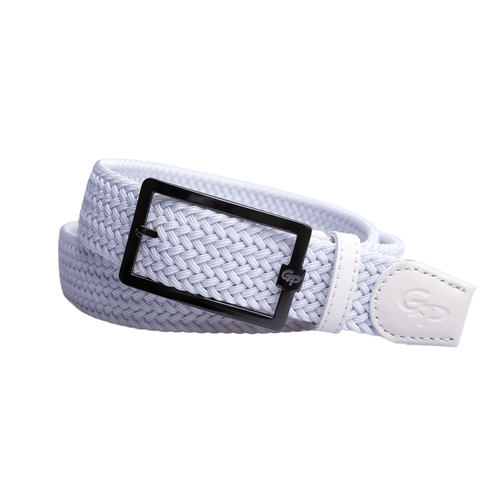 GoPlayer men's golf elastic belt (white)