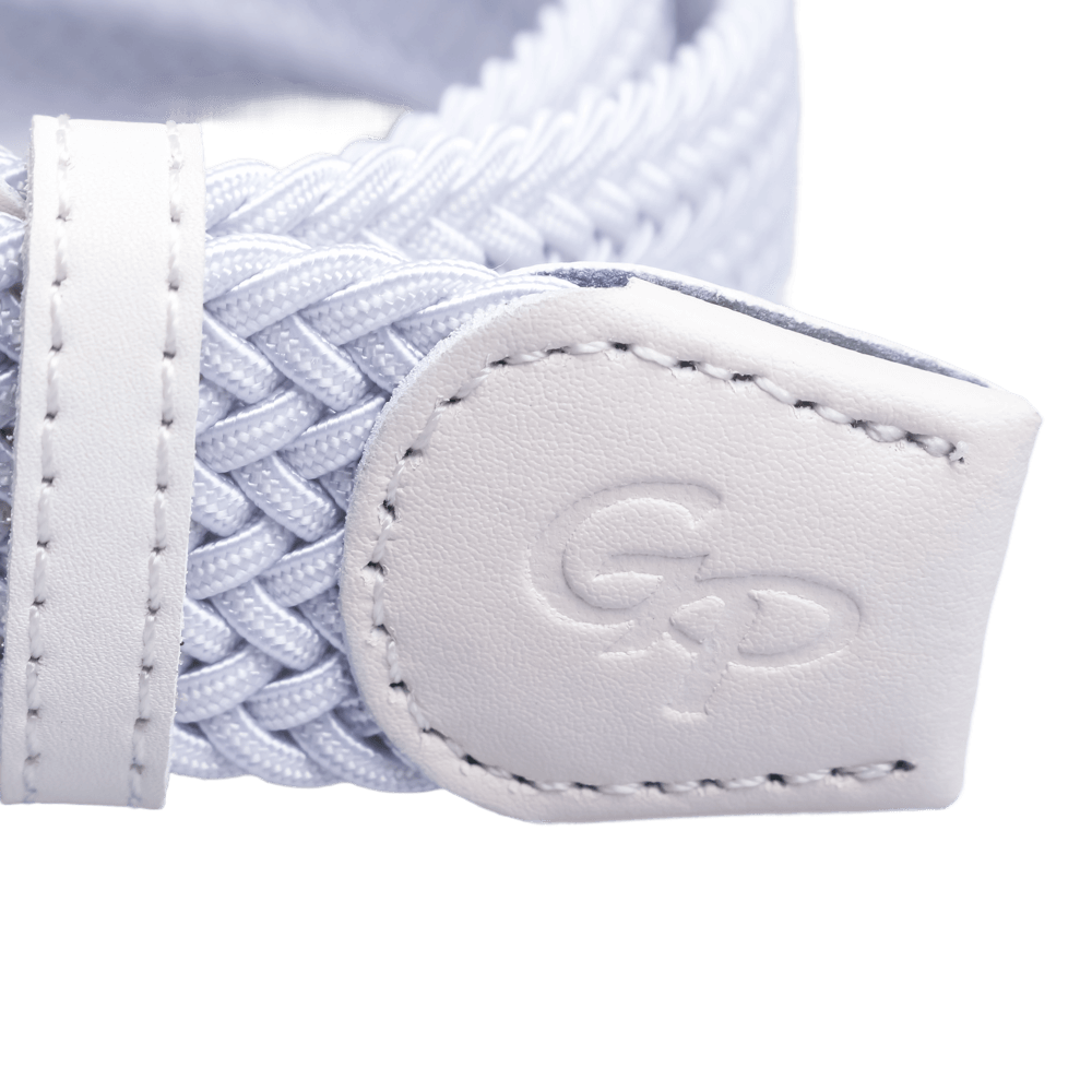 GoPlayer men's golf elastic belt (white)