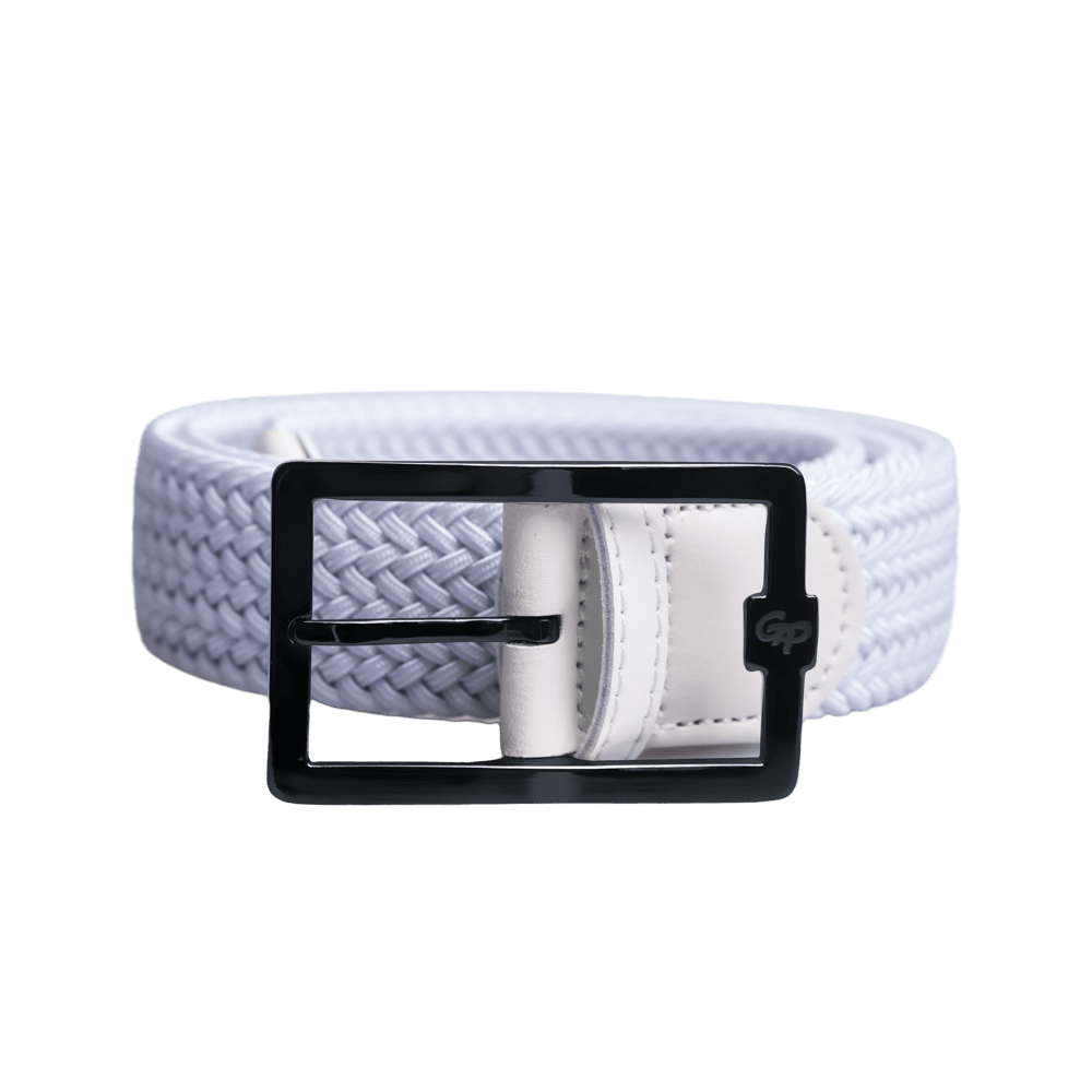 GoPlayer men's golf elastic belt (white)