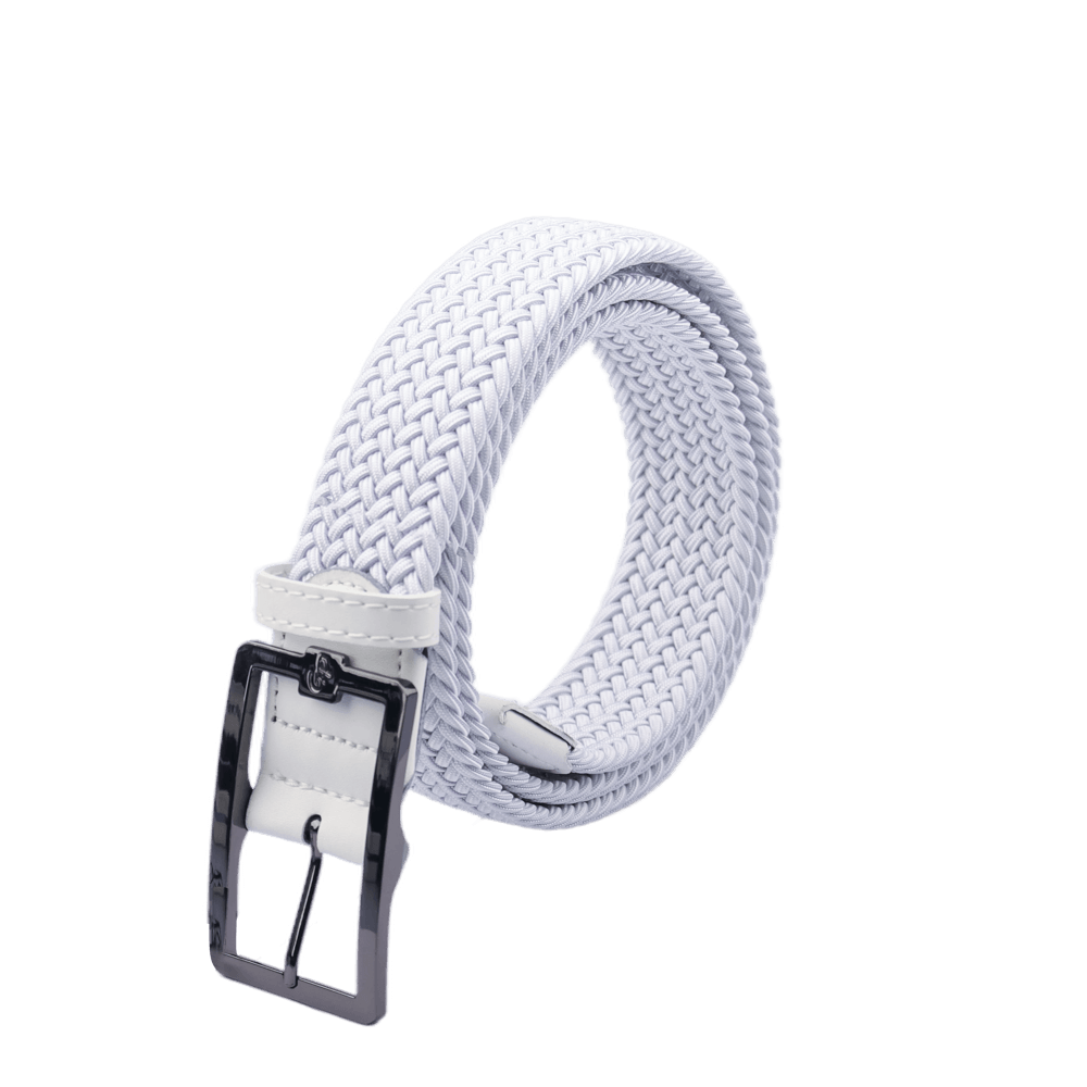 GoPlayer men's golf elastic belt (white)