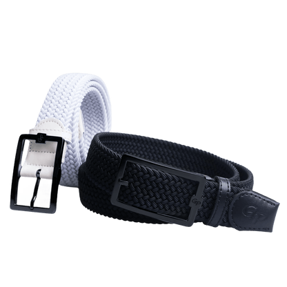 GoPlayer men's golf elastic belt (white)