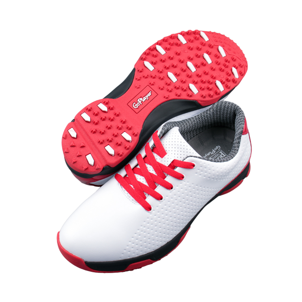 GoPlayer golf dual-use men's shoes (white and red)