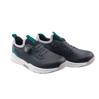 GoPlayer EliteLinks Golf Knob Men's Shoes (Black)