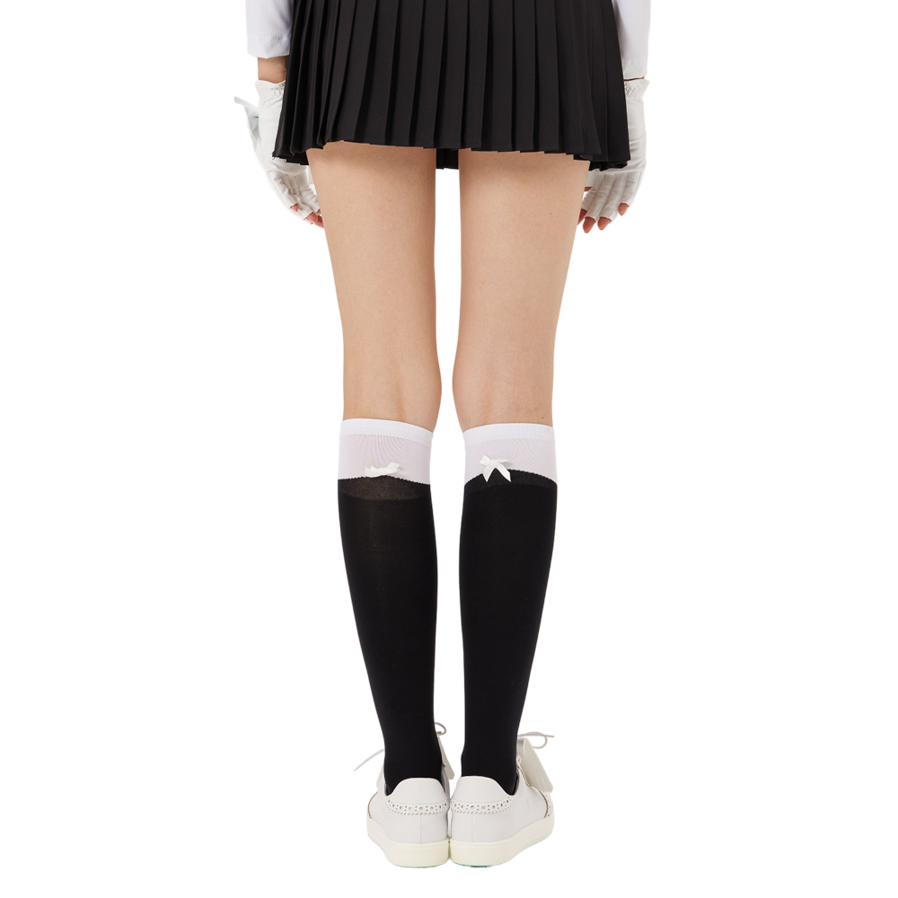 BLKTEE女及膝長筒襪(黑)