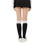 BLKTEE女及膝長筒襪(黑)