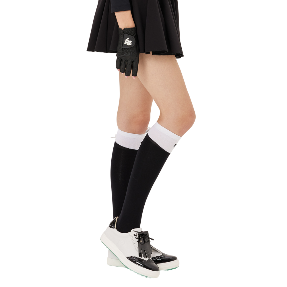 BLKTEE女及膝長筒襪(黑)