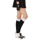 BLKTEE女及膝長筒襪(黑)