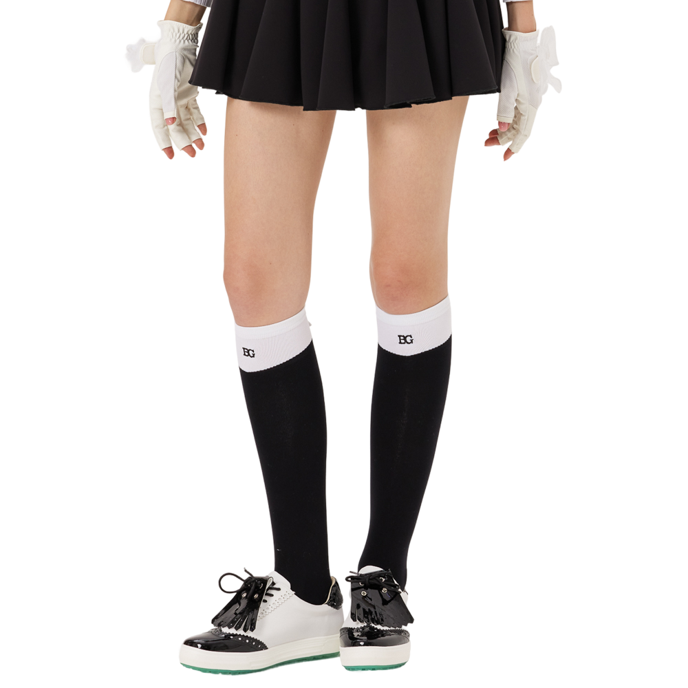 BLKTEE女及膝長筒襪(黑)