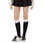 BLKTEE女及膝長筒襪(黑)