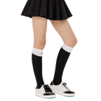 BLKTEE女及膝長筒襪(黑)