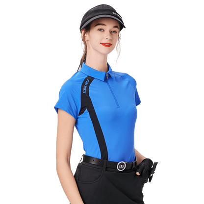 BLKTEE女拉鏈領短袖(彩蘭)