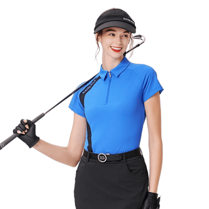 BLKTEE女拉鏈領短袖(彩蘭)