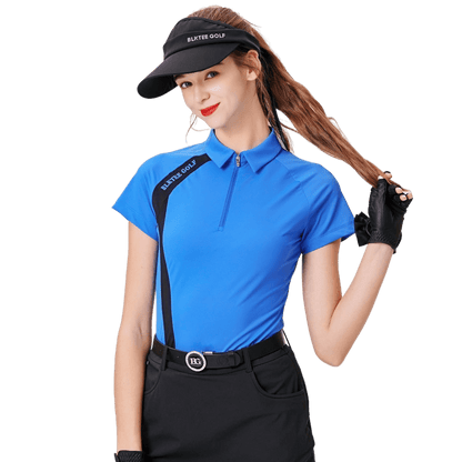 BLKTEE女拉鏈領短袖(彩蘭)