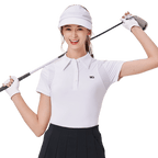 BLKTEE女絲光透氣短袖(白色)