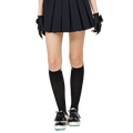 BLKTEE女輕薄及膝長筒襪(黑)