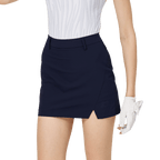 BLKTEE高腰開叉女小包裙(寶藍)