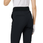 BLKTEE高腰微喇女長褲(黑色)