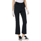 BLKTEE高腰微喇女長褲(黑色)