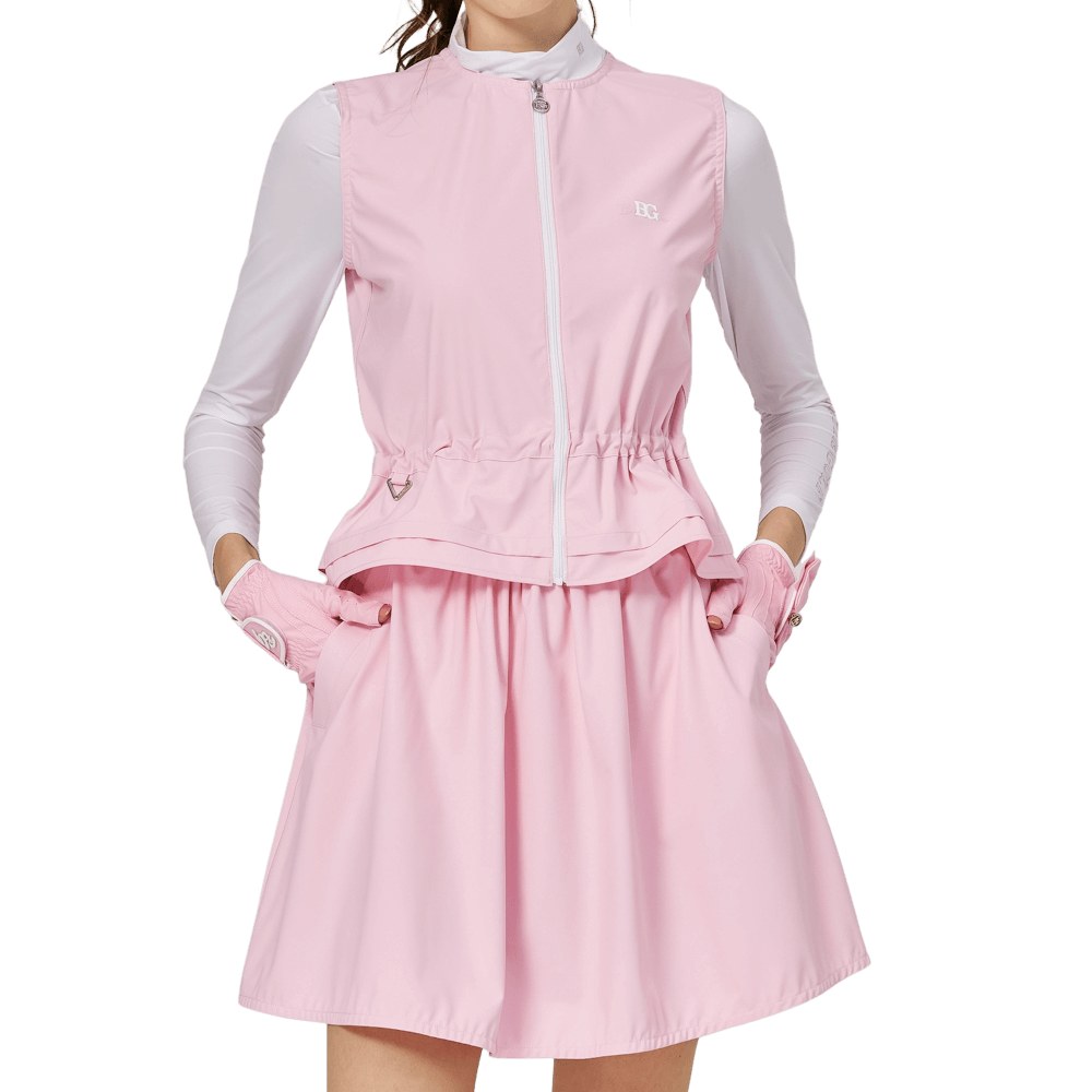 BLKTEE分離式女運動套裙(粉紅色)