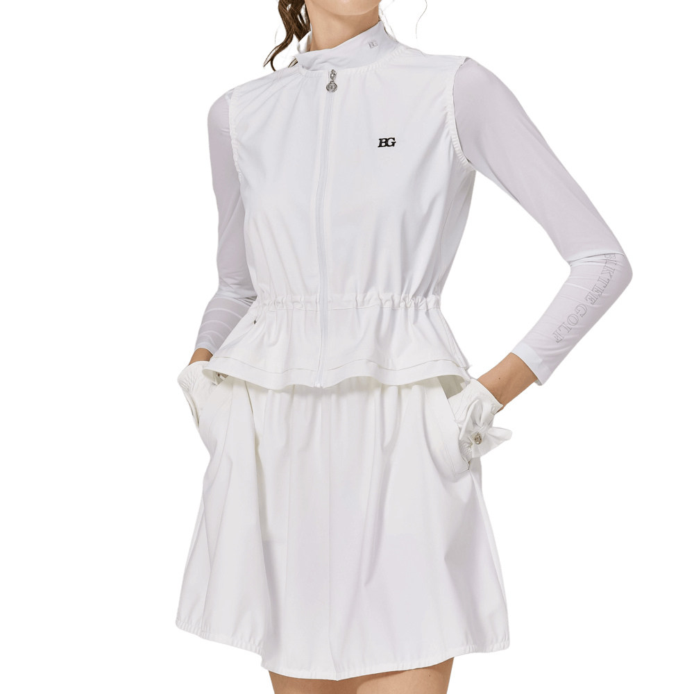 BLKTEE分離式女運動套裙(白色)