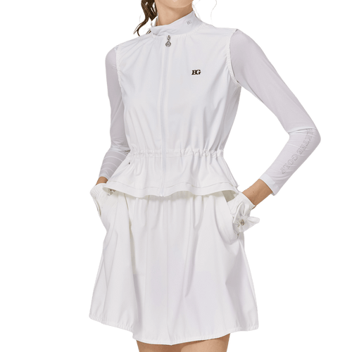 BLKTEE分離式女運動套裙(白色)