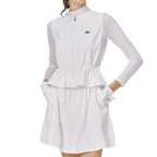 Two-piece women's sports skirt suit (white)