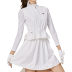 BLKTEE分離式女運動套裙(白色)