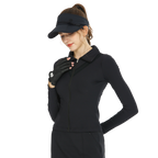 BLKTEE開襟長袖外套(黑)