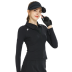 BLKTEE開襟長袖外套(黑)