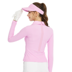 BLKTEE開襟長袖外套(玫紅)