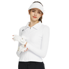 White cardigan with long sleeves